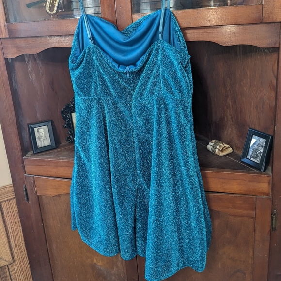 Two Shein size Large new without tags babydoll glitter dresses. - Picture 2 of 6